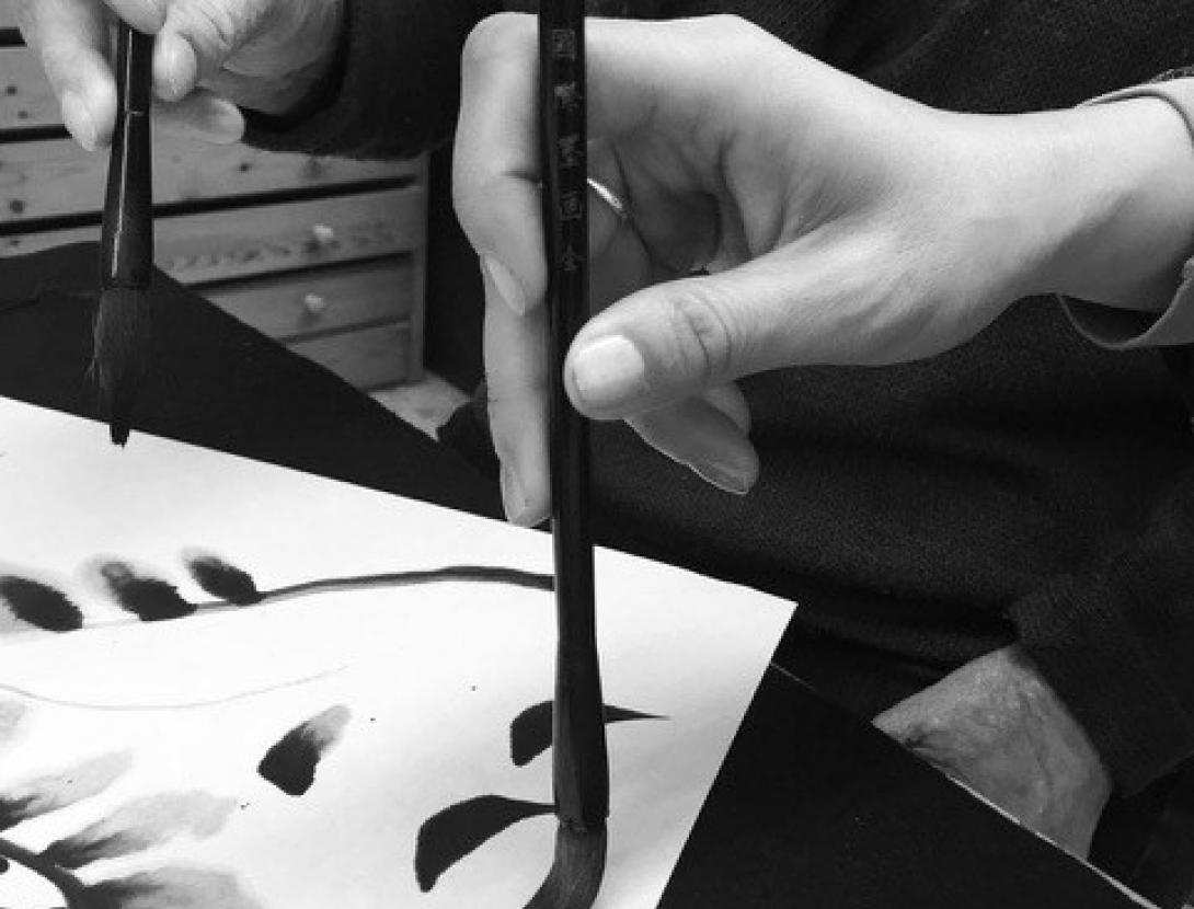 Pintar Haikus amb la tècnica Sumi-e