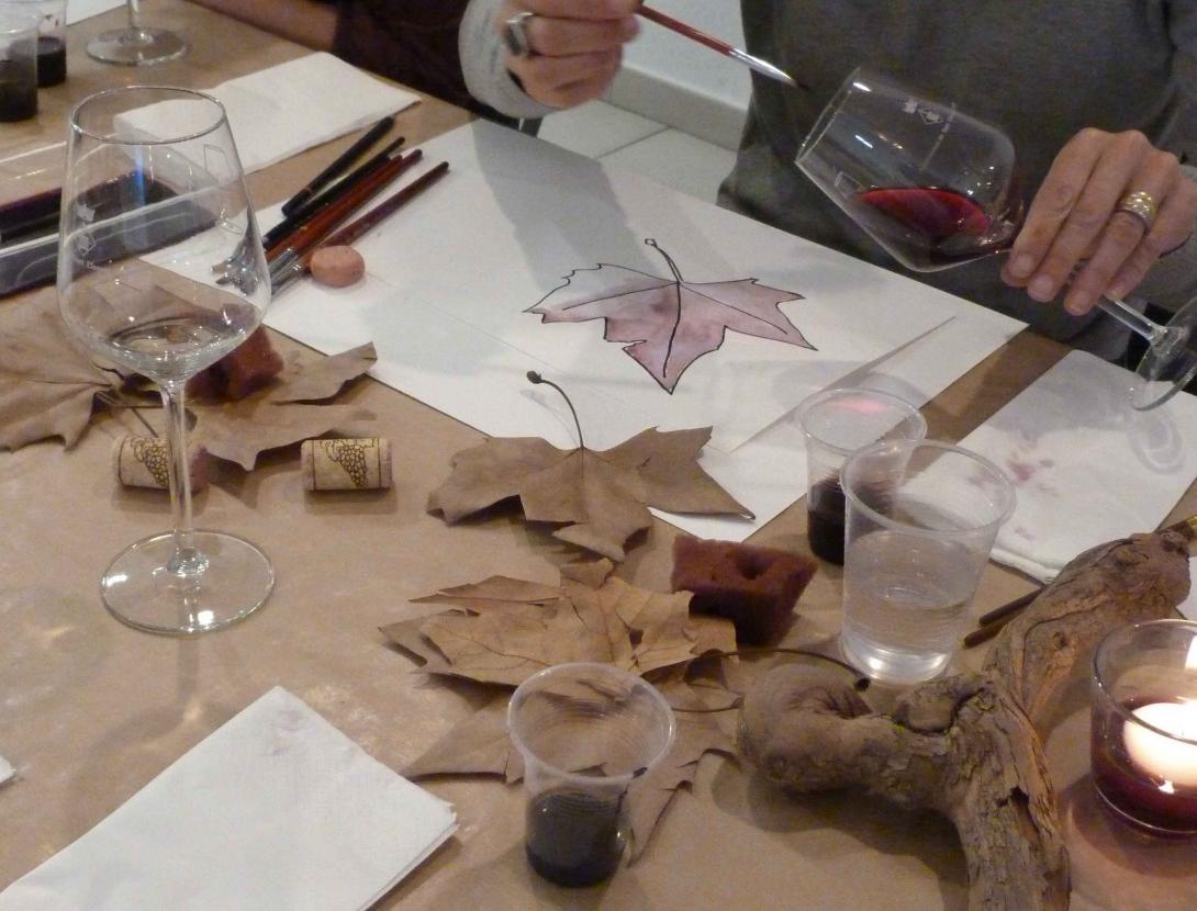 Taller de Pintura amb Vi