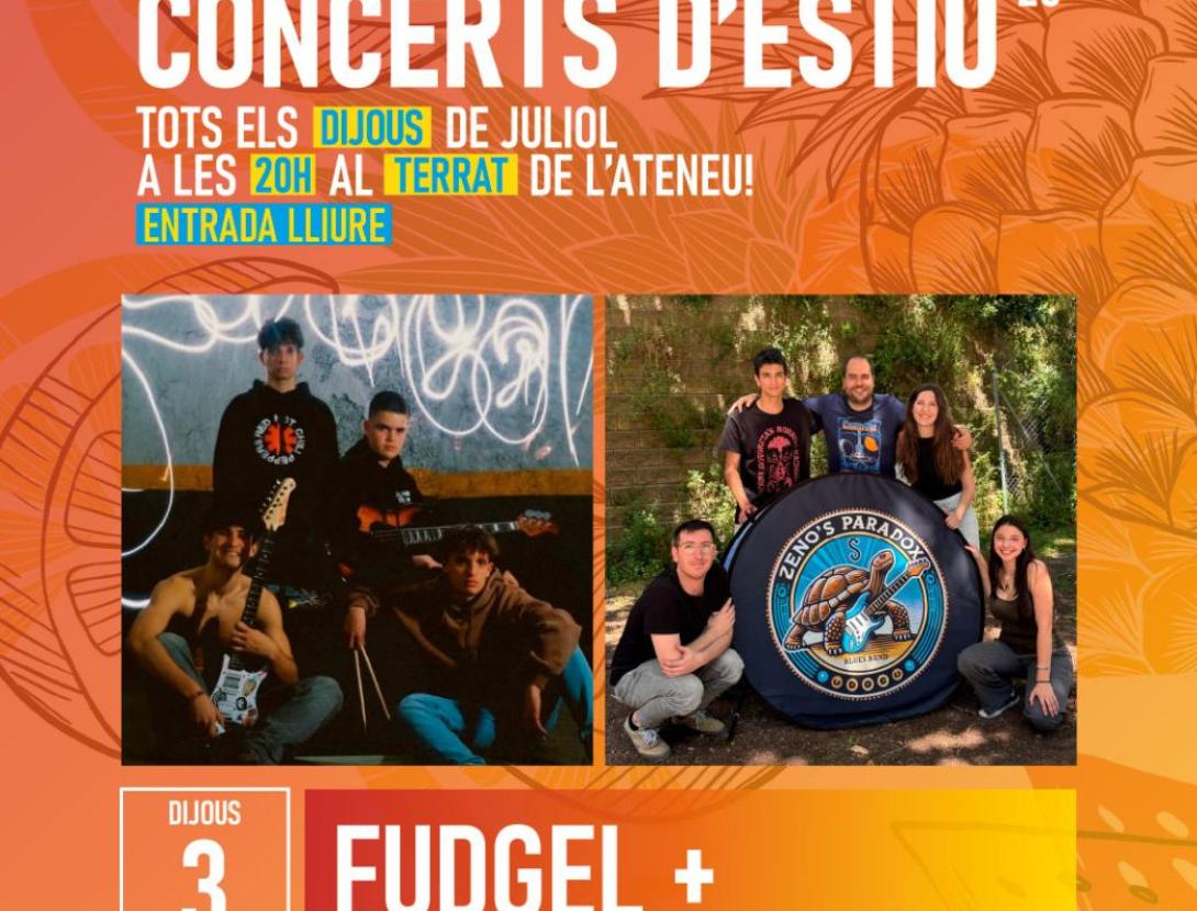 Fudgel + Zeno's Paradox · Concerts d'estiu