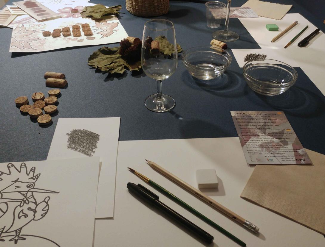 Tinta i Vi, Estudi d'art