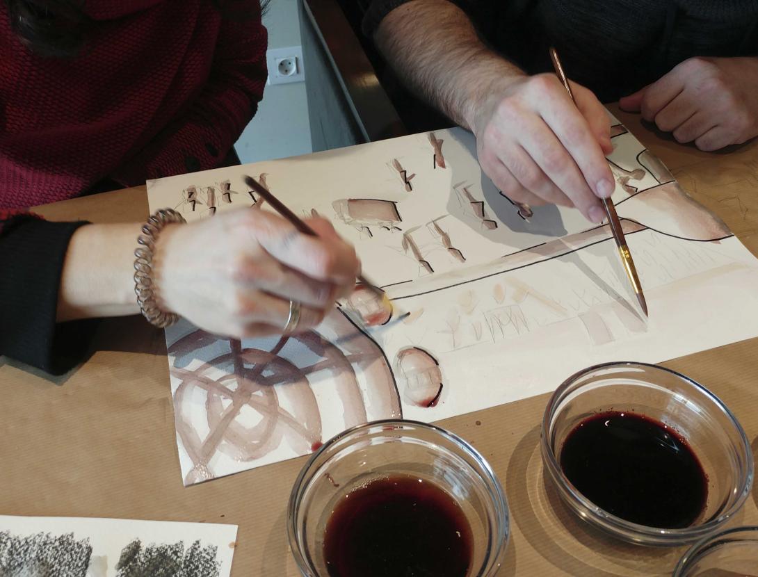 Romàntic Art a l'Estudi d'Art Tinta i VI