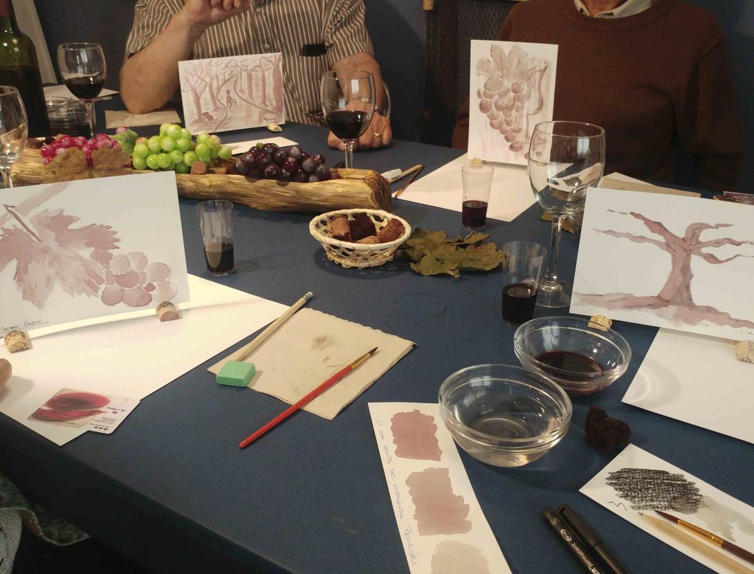 Tinta i Vi, Estudi d'art - TALLER FAMILIARS