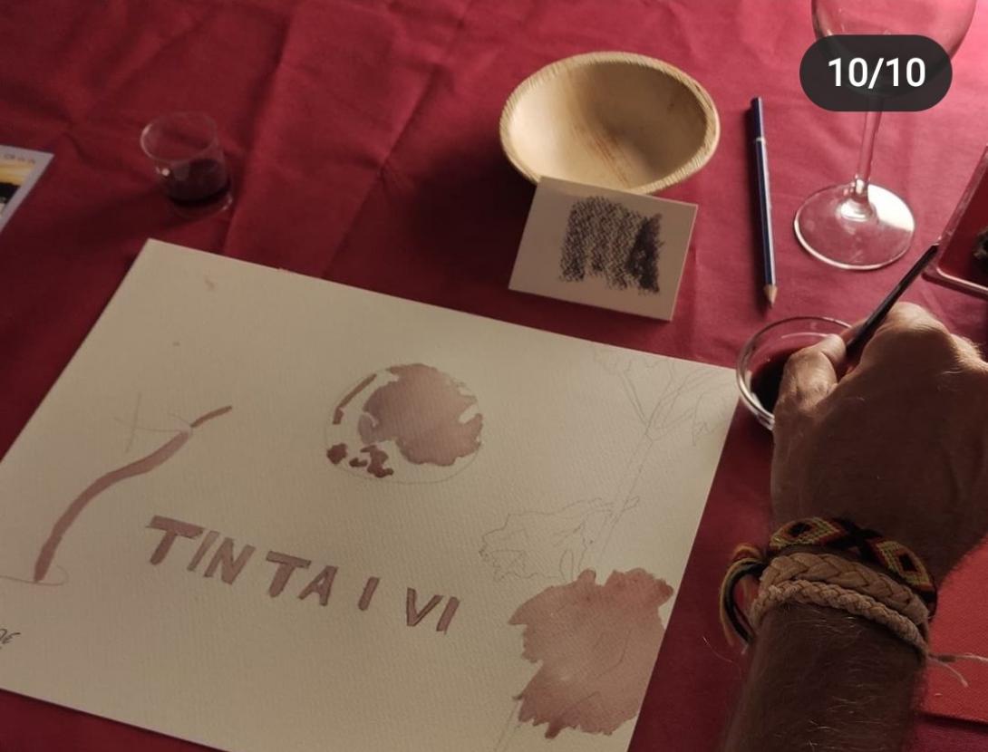 PINTEM AMB VI? Vine a l’Estudi d’Art TINTA I VI