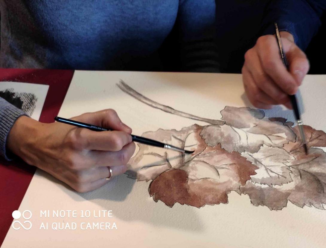 ROMÀNTIC ART, pintura amb vi per a parelles