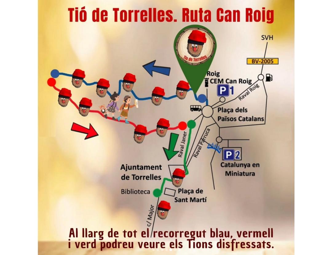 Tió de Torrelles. Ruta Can Roig