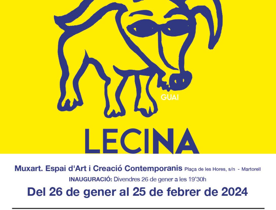 Inauguració de l'exposició "LECINA"