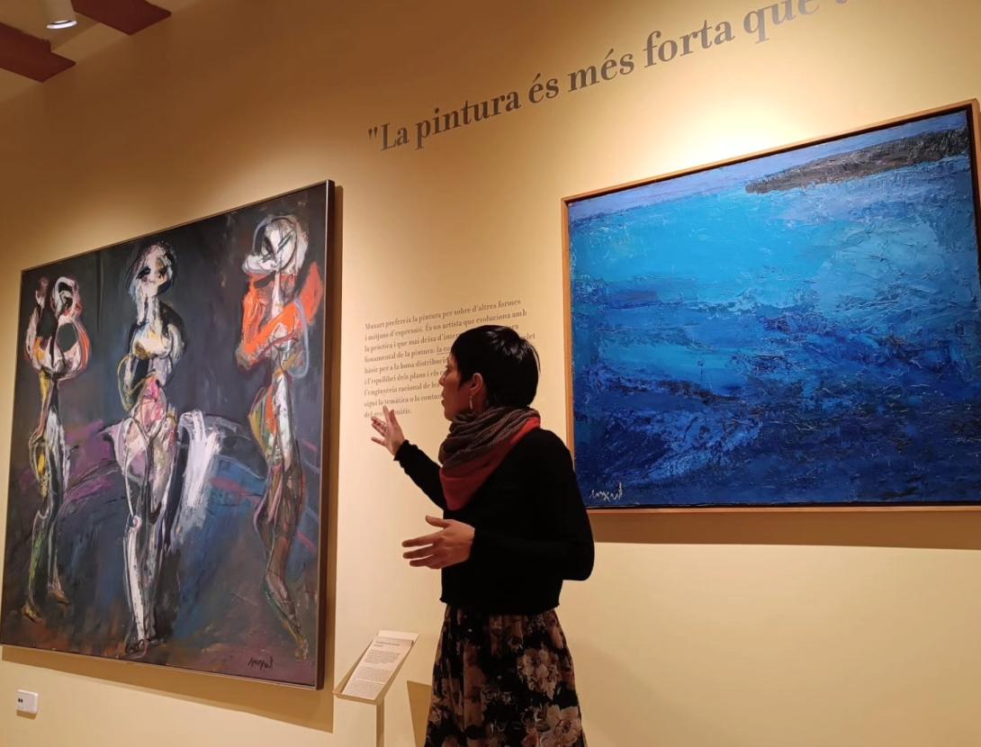 Visita comentada a l’exposició permanent &quot;Muxart, color i composició&quot;