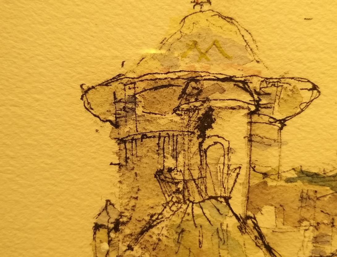 Exposició del I concurs de dibuix Càtedra Jujol-Rosa Gres