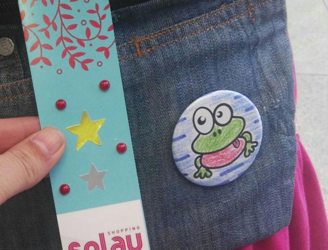 Taller de xapes, narració i punts de llibre sobre el mar  al centre comercial Splau