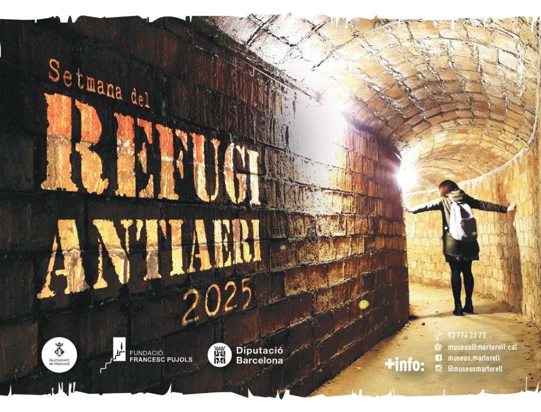 Xerrada: "Refugis antiaeris: la defensa passiva durant la Guerra Civil" i visita guiada al refugi.
