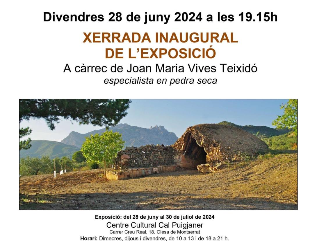 Xerrada inauguració exposició "Tota pedra fa paret"