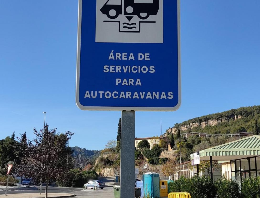 Àrea d'estacionament d'autocaravanes a Vallirana