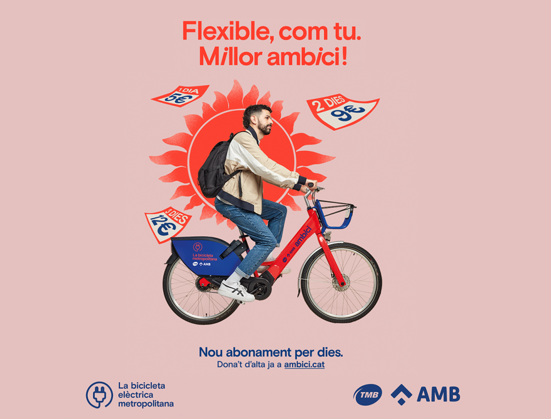 AMBici posa en marxa un nou abonament flexible per a visitants