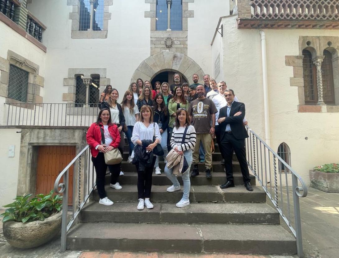 Els Punts d'Informació del Baix Llobregat visiten &quot;L'Enrajolada&quot; - Casa Museu Santacana a Martorell