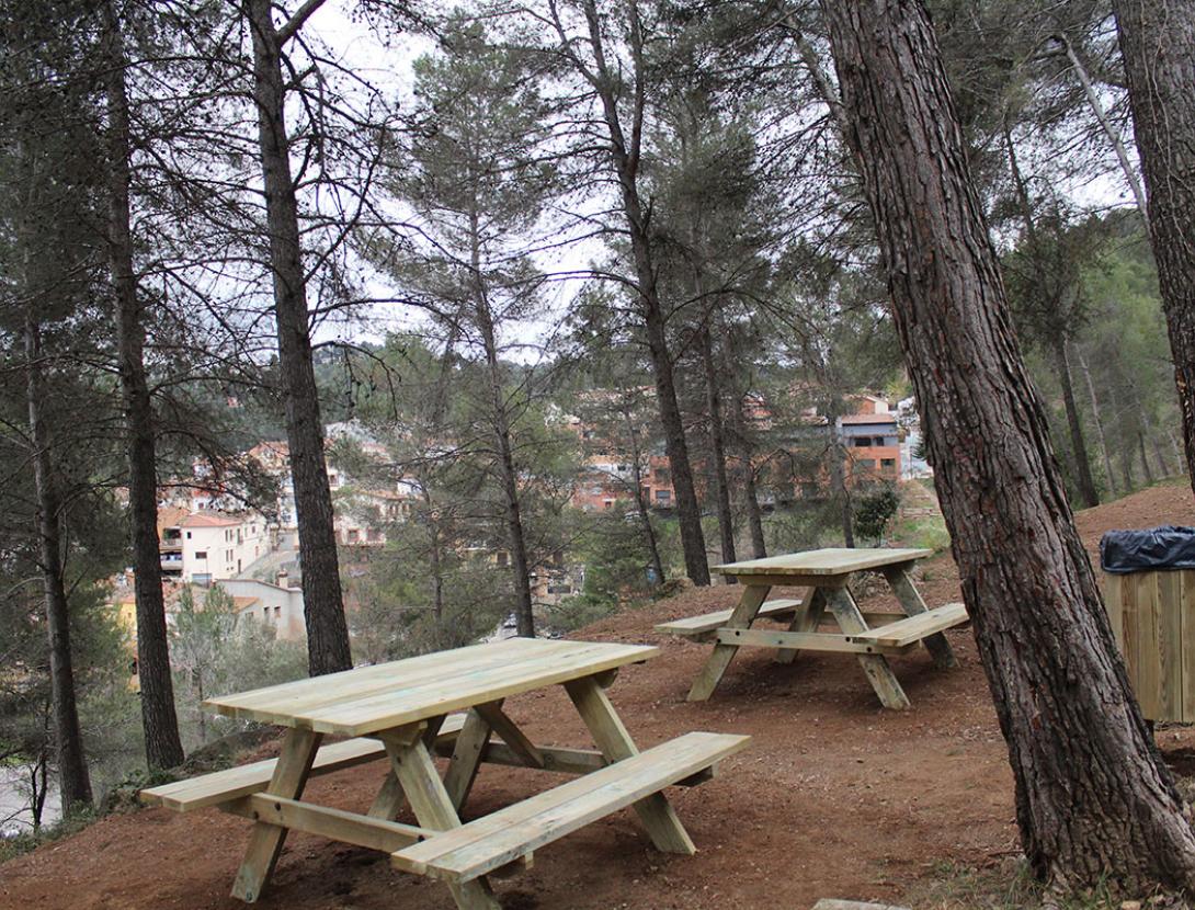 Zona de pícnic i lleure del nucli urbà de Castellví