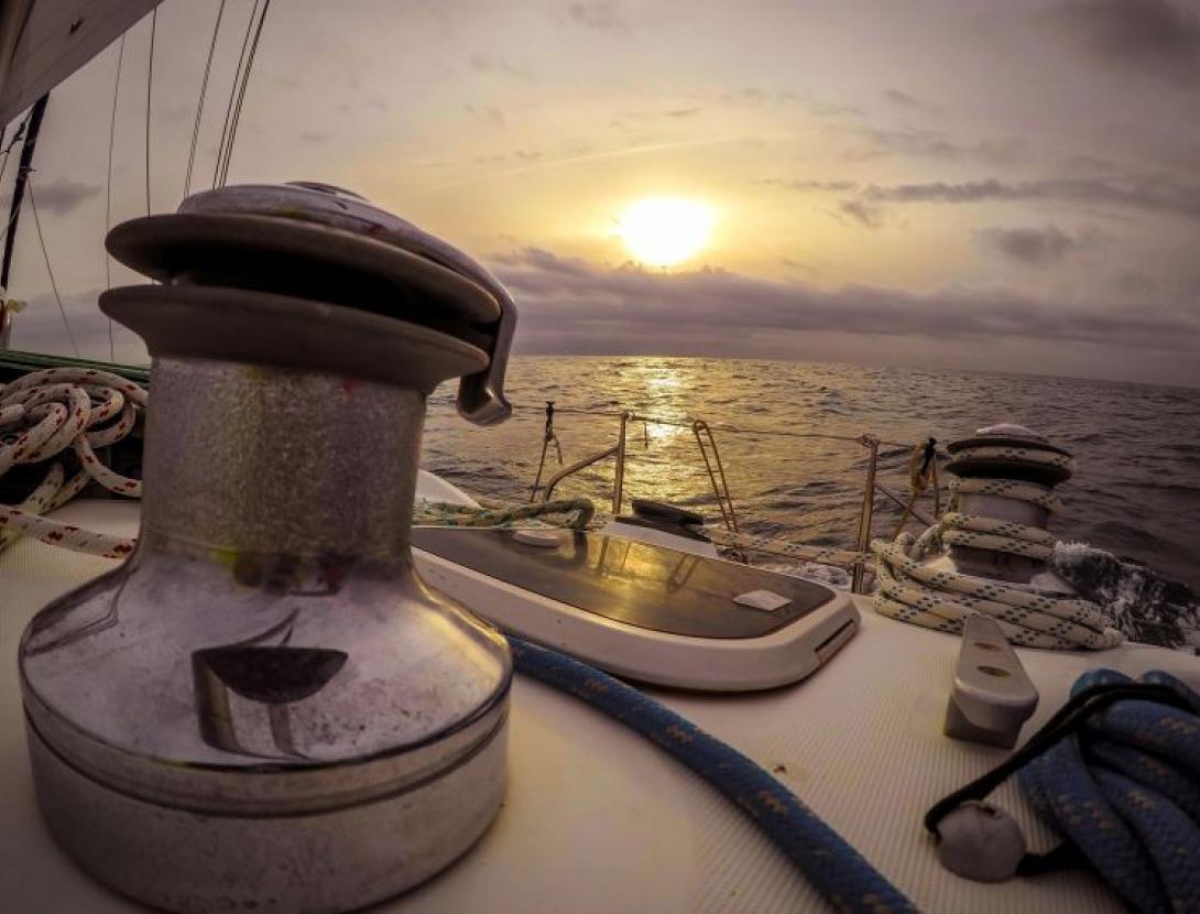 Full-day sailboat ride along the coast of Barcelona