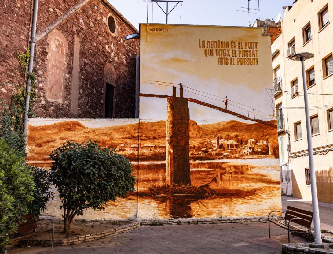 Mural Victor Cabo Kromatic Sant Andreu